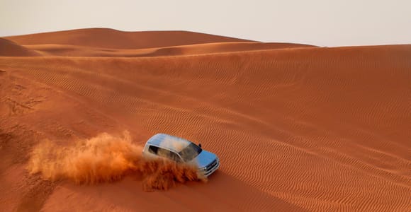 Dubai: Desert Safari, Dune Buggy, Sandboarding, Camels & BBQ