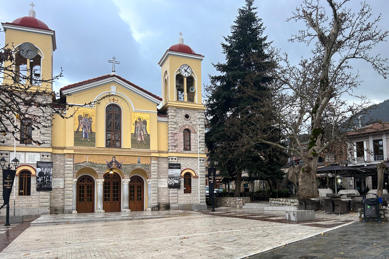 Athens: Kalavrita UNESCO Global Geopark & Pounta Beach Swim