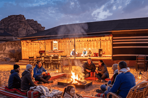 Wadi Rum : FULL DAY JEEP & OVERNIGHT Real beduin experience Overnight in Bubble Camp + Full day jeep tour