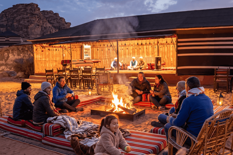 Wadi Rum : FULL DAY JEEP & OVERNIGHT Real beduin experience Overnight in Bubble Camp + Full day jeep tour