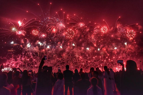 Doha: Fireworks Drone Show at International Food Festival