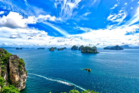 Krabi: Excursión al atardecer en la isla de Hong con barbacoa y snorkel