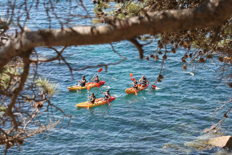 Kayak et snorkeling à Playa de Aro, Costa Brava