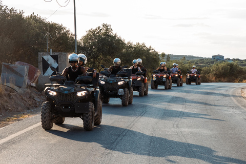 Da Heraklion: Tour serale Quad Safari Wild Crete