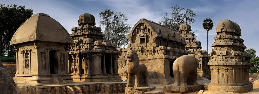 Mahabalipuram : visite en pousse-pousse avec prise en charge