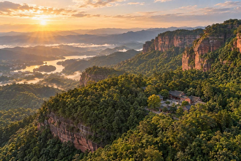 Chongqing: Simian Mountain Tickets & Scenic Experiences Simian Mountain: Admission + Honghai Lake Cruise