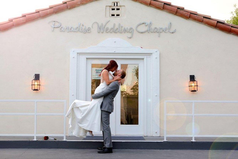 Las Vegas: Paradise Wedding Chapel Quickie Sign &amp; Go-bröllop