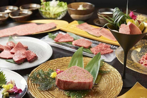 Tokyo: Exquisite Wagyu Beef Experience at Yakiniku Nikunone Nikunone Course (12 dishes)
