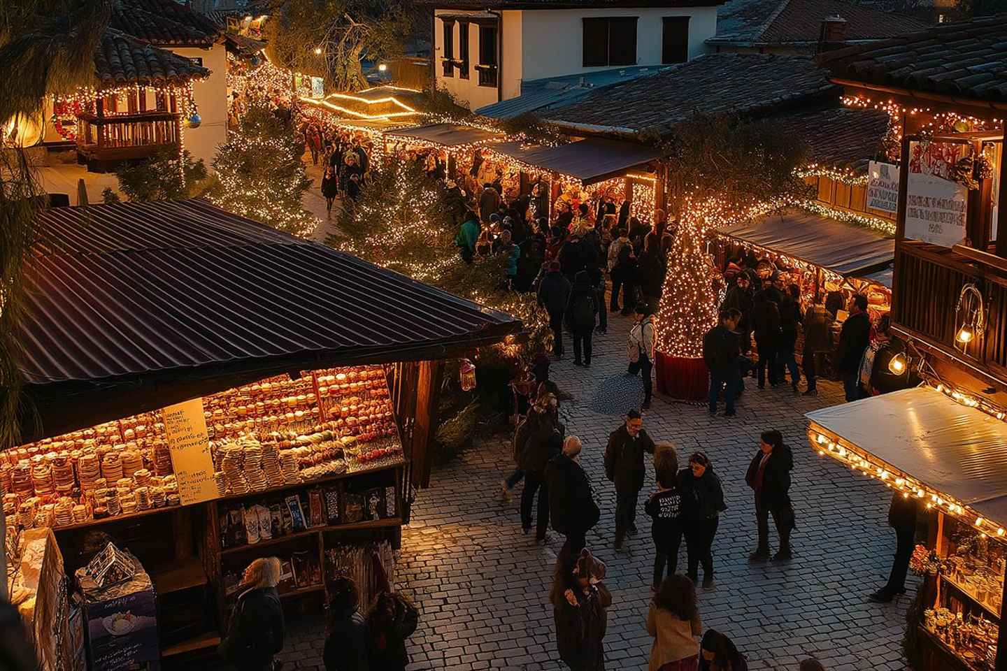 From Paphos: Transfer to SanTa Lefkara Christmas Market