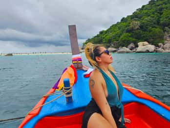 Koh Tao: Private Longtail Snorkel Tour with Nang Yuan Visit