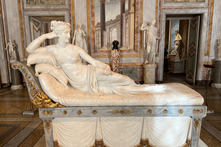 Rome: Borghese Gallery Fast Access Tour or Ticket Small Group Tour in English (up to 5 people)