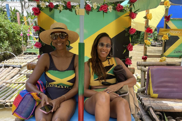 Bamboo Rafting w/ Limestone Massage Montego Bay Jamaica Transportation Only