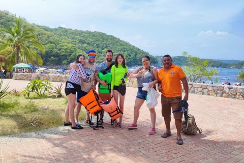 Van Huatulco: snorkelen en bezoek aan het strand van La Entrega