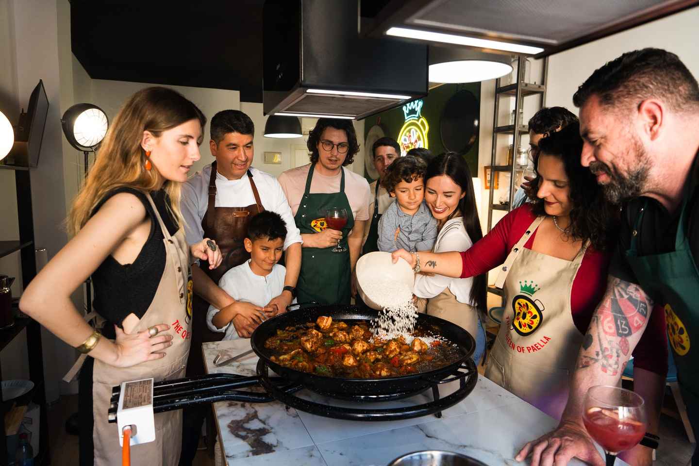 Madrid: Lærðu að búa til alvöru paellu og sangríu með tapas