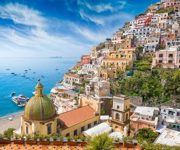 From Rome: Amalfi Coast, Positano & Amalfi by boat and train