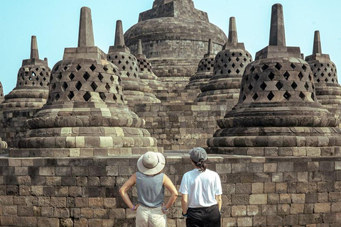 Borobudur Climb-Up & Prambanan Temple Private Guided Tour Borobudur Climb-Up & Prambanan Guided Tour without Ticket