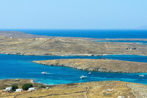 Crucero por Mykonos: champán, barbacoa, demostración de navegación y parada en Delos.Crucero por Mykonos: champán, barbacoa, demostración de vela y parada en Delos