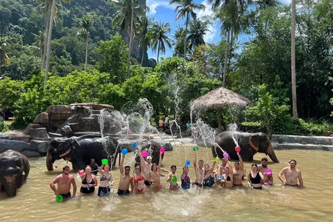 Krabi: Elephant Bathing and Huay Tho Waterfall Day Trip