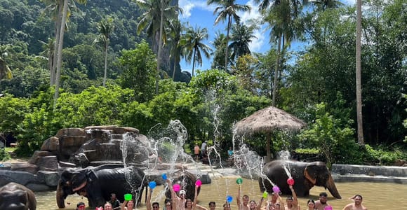 Krabi: Elephant Bathing and Huay Tho Waterfall Day Trip