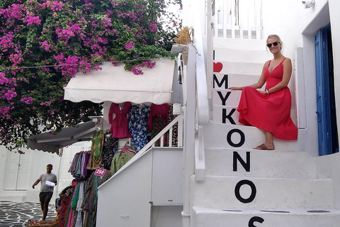 Winkeltour in Mykonos-Exclusief en privé