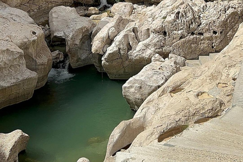 From Muscat: Shared Wadi Bani Khalid & Desert Sunset