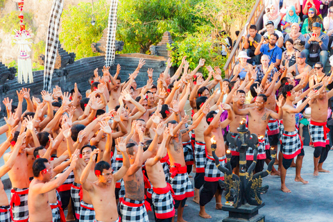 Bali: Biglietto d&#039;ingresso per lo spettacolo di Kecak e danza del fuoco di UluwatuBali: biglietto d&#039;ingresso per il tempio di Uluwatu e danza kecak