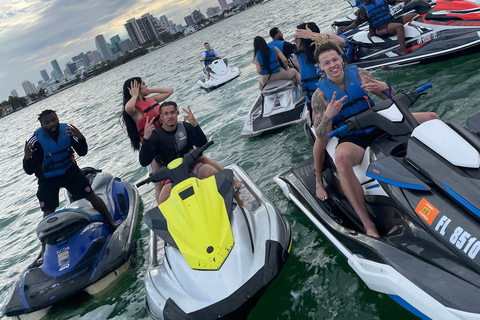 Miami: Excursión en moto acuática en coche