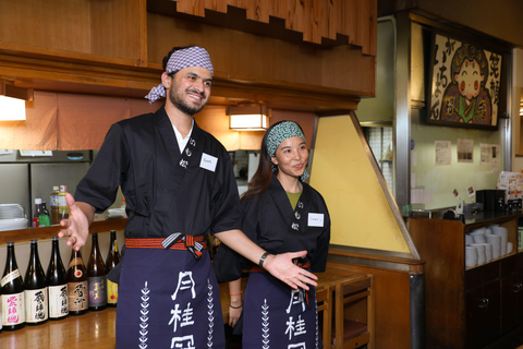 Izakaya ervaring met souvenir bij Izakaya Factory Kyoto