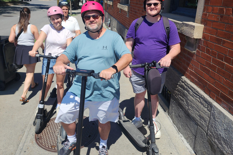 Explore Old-Montreal with easy to use e-scooters