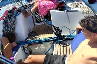 Palermo: Segler an einem Tag. Ausflug mit einem Regattenboot