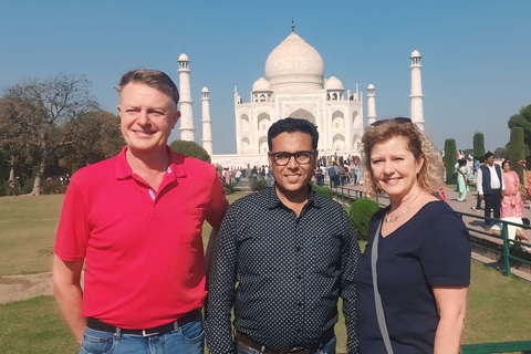 From Agra: Skip-the-Line Taj Mahal & Agra Fort Day Tour Only Professional Tour Guide