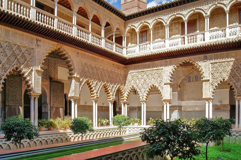 Sevilla: Toegangsbewijs Koninklijk Alcázar