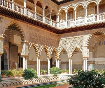Sevilla: Toegangsbewijs Koninklijk Alcázar