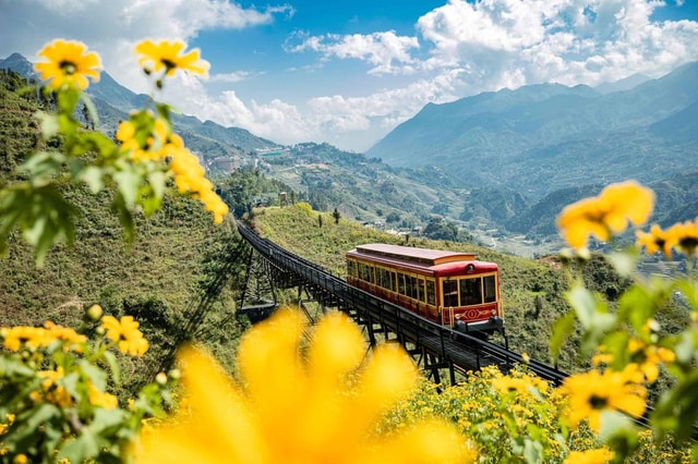 Fansipan Cable Car and Mountain Train Entry Ticket with Food