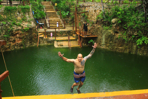 Cancun: Experiência semiprivada em um cenote com 3 cachoeiras