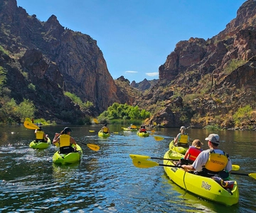 Lago Saguaro: Excursión guiada en kayak