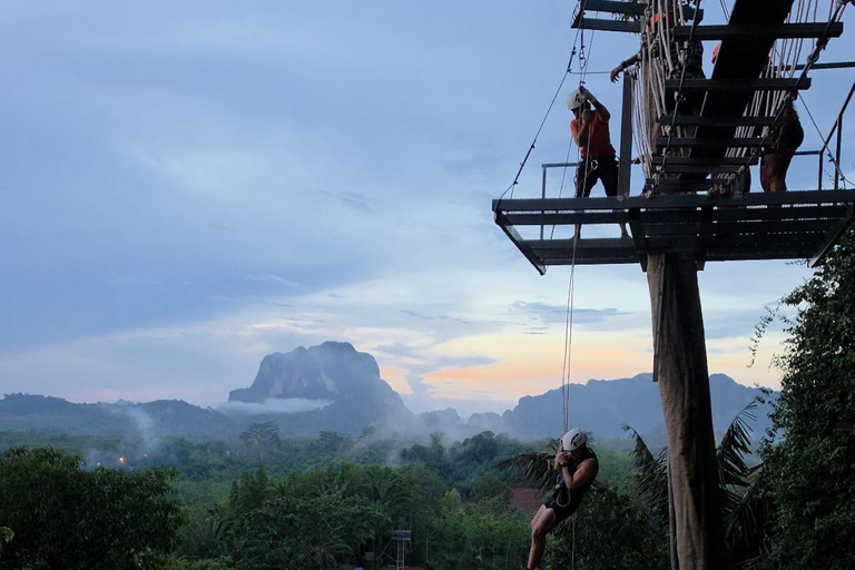 Krabi: ATV Nature Viewpoint & Zipline with Pickup Single rider : 30-Min ATV + Zipline Adventure