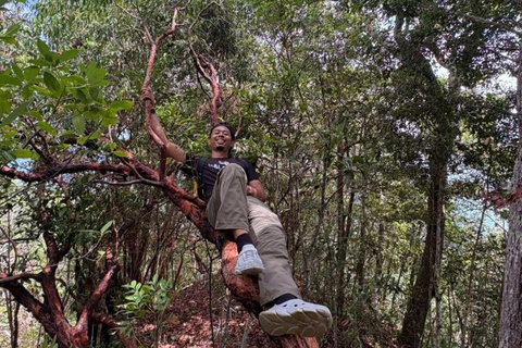 Langkawi Hidden Waterfall Hiking Tour with Thai Island Views