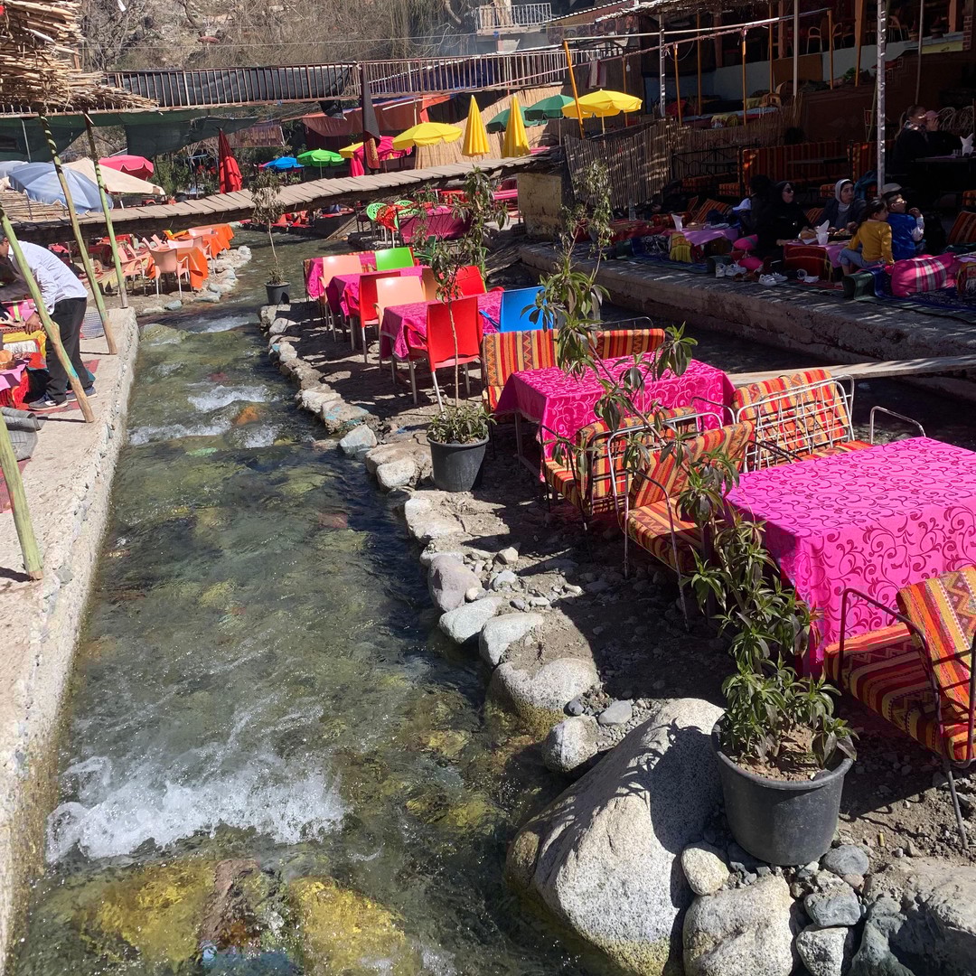 Montagnes de l'Atlas, vallée de l'Ourika et cascades - trekking