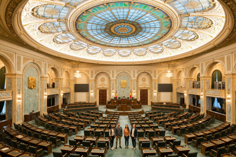 Tour-Ceausescu Mansion, Palace of Parliament, Village Museum COACH TOUR Entrance tickets are included
