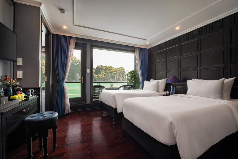 Hanoi : 2-Day Halong-Lan Ha Bay BEST SELLER 5* cruise balcony