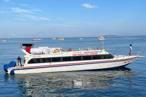 Fast Boat Transfer: Bangsal & Gili Islands ⇄ Nusa Penida The Tanis Fast Cruise: Bangsal & Gili Islands to Nusa Penida