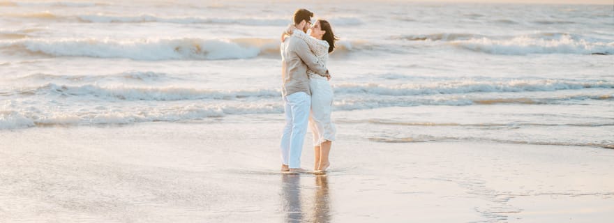 Saint-michel-chef-chef : Séance photo romantique au couché du soleil