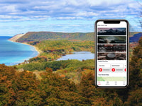 Michigan Lakeshore, M-22, Selbstgeführte Audio-Fahrtour - Hizvo