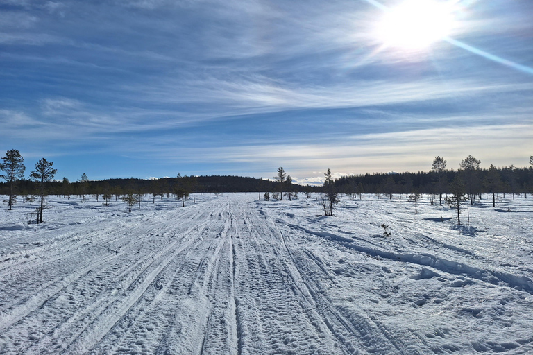 Levi: Photo Snowmobile Tour & Campfire Break