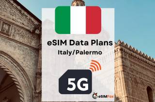 Palermo: eSIM Internet Datentarif für Italien Highspeed 4G/5G