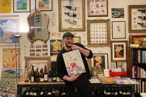 Paryż: Degustacja wina z 6 winami i deską serów