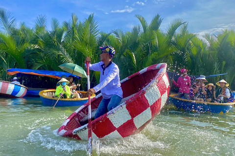 岘港/会安：椰林游船（可选按摩）岘港：篮子船导览游 + 会安市区漫步 + 按摩