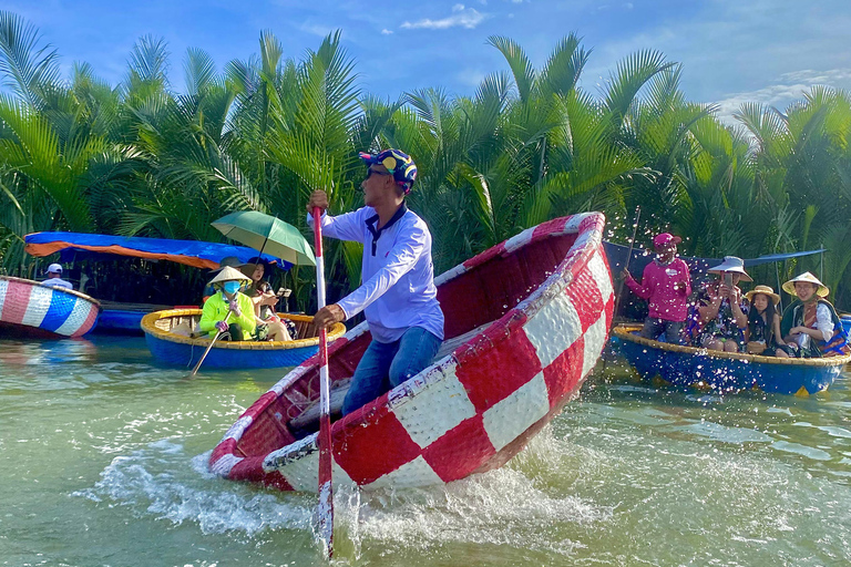 岘港/会安：椰林游船（可选按摩）岘港：篮子船导览游 + 会安市区漫步 + 按摩