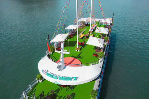 Hanoi to Halong Bay: New 5-Star Cruise with Buffet & Jacuzzi From Tuan Chau Harbor